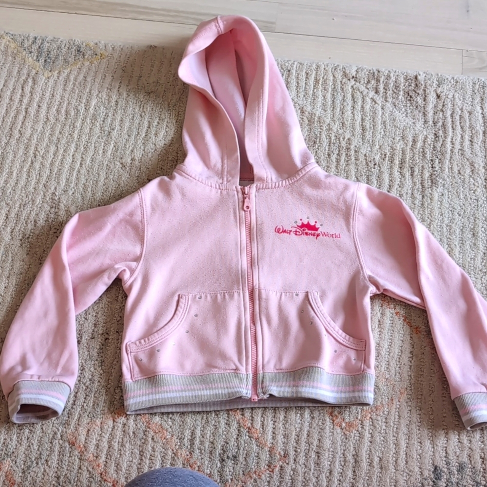 4/$20 Disney Princess Hooded zip sweatshirt